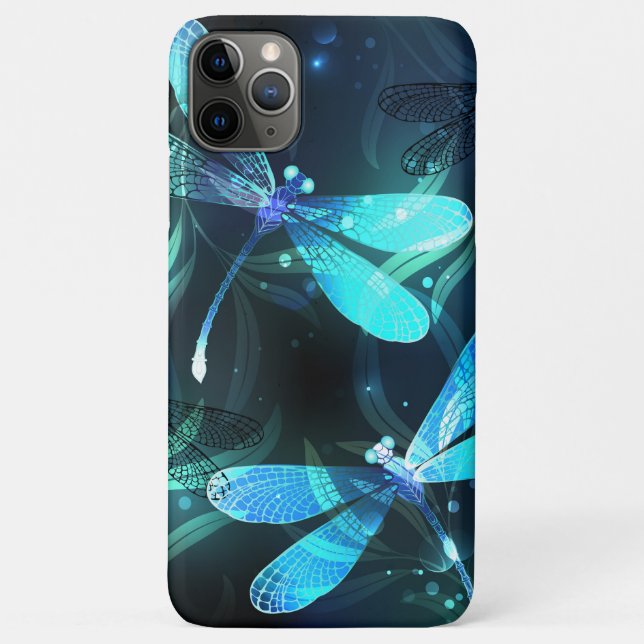 Capa Para iPhone 11 Pro Max Dragonflies de lago (Verso)