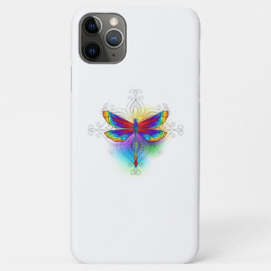 Capa Para iPhone 11 Pro Max Dragonfly Poligonal