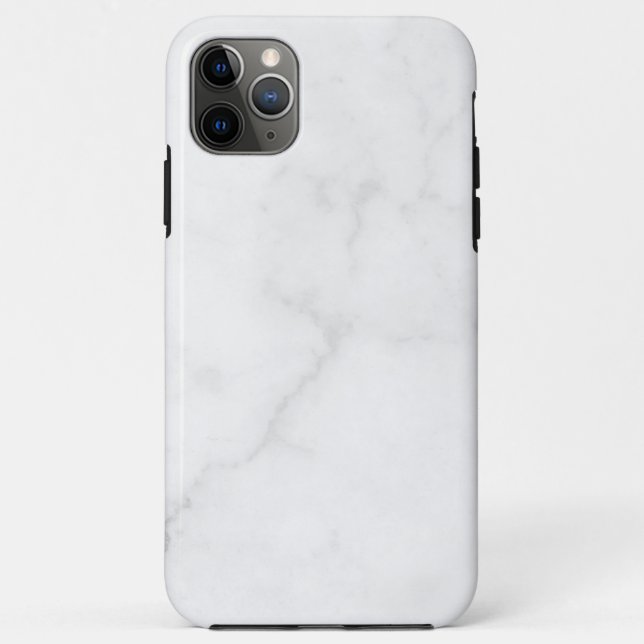 Capa Para iPhone 11 Pro Max Elegant White Marble  (Verso)