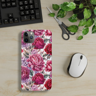 Capa Para iPhone 11 Pro Max Elegante Floral