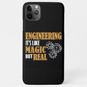 Capa Para iPhone 11 Pro Max Engenharia - É como Magia, mas muito engraçada