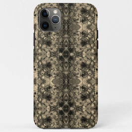 Capa Para iPhone 11 Pro Max Espelhamento de imagens com aspecto veludo, bege c