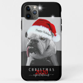 Capa Para iPhone 11 Pro Max Esperanças de Natal de 2020, Huey no chapéu de Pap