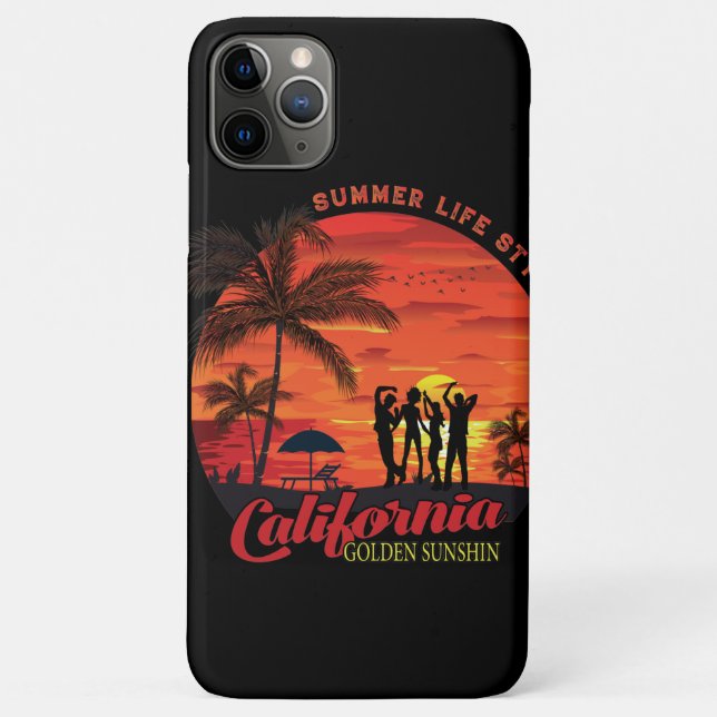 Capa Para iPhone 11 Pro Max Estilo de vida de verão (Verso)