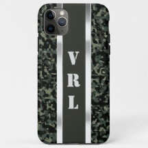 Estojo Cool Dark Green Camouflage para iPhone 11 P