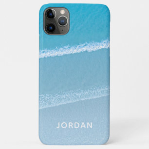 Capa Para iPhone 11 Pro Max Estojo de iPhone Case-Mate com Monograma de Ondas