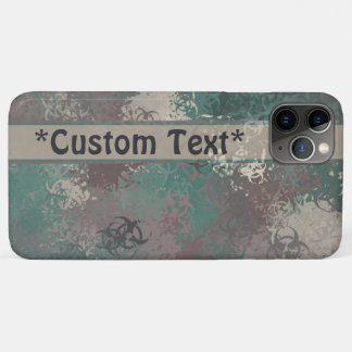 Capa Para iPhone 11 Pro Max Estojo de telefone com camuflagem florestal Biohaz