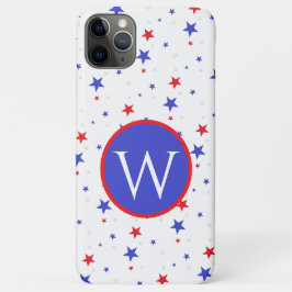 Capa Para iPhone 11 Pro Max Estojo de telefone para iPhone Patriotic Stars e i