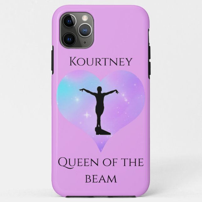Capa Para iPhone 11 Pro Max Estojo para iPhone da Rainha Roxa da Ginástica da  (Verso)