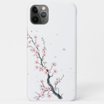 Estojo para iPhone / iPad com ramo de flor de cere