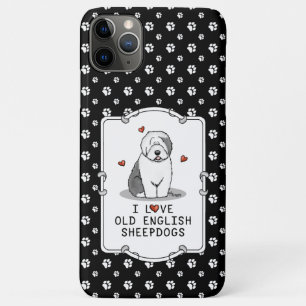 Capa Para iPhone 11 Pro Max Eu Amo Covinhos (Cinza 1) Cachorros (OES)