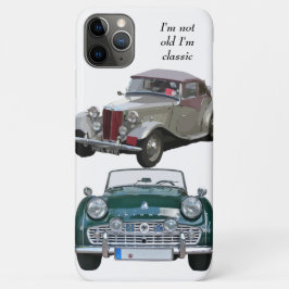 Capa Para iPhone 11 Pro Max Eu não sou velho, sou clássico de carros vintage d