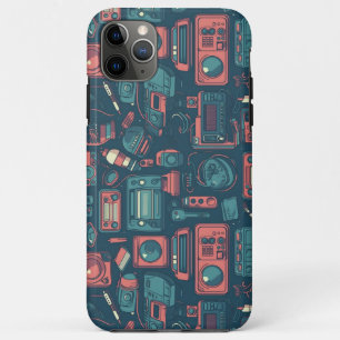 Capa Para iPhone 11 Pro Max Explosão do passado: tecnologia da anos 80