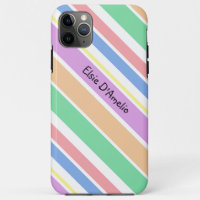 Faixa Diagonal Colorida Girly Personalizada
