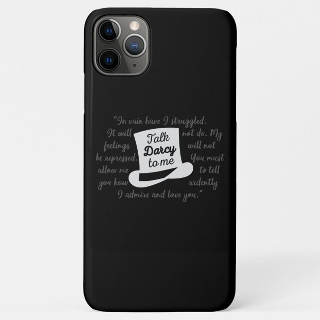 Capa Para iPhone 11 Pro Max Fale comigo Darcy II (Verso)