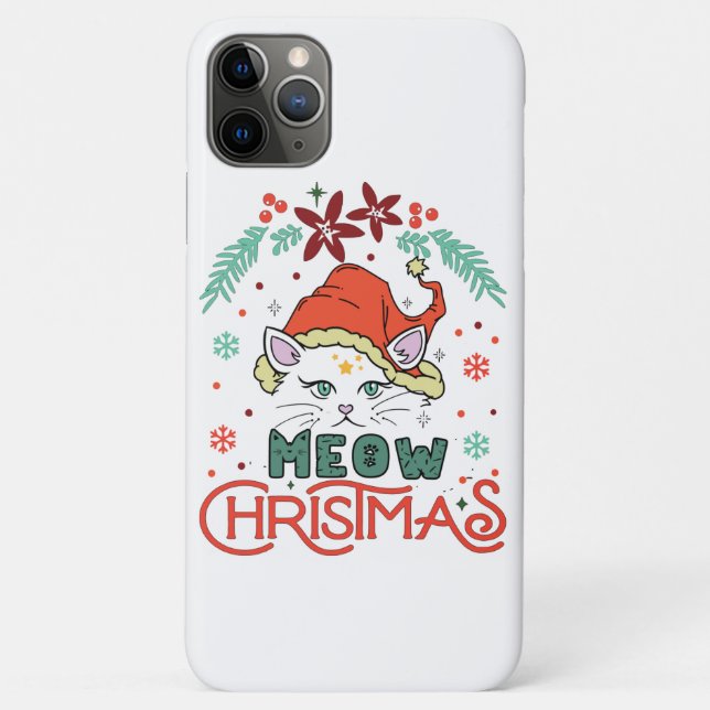 Capa Para iPhone 11 Pro Max Feliz Natal, Feliz Natal (Verso)