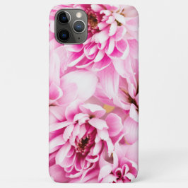 Capa Para iPhone 11 Pro Max Flor Chrysanthemum Rosa