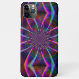 Capa Para iPhone 11 Pro Max Flor de Arco-Íris Louca Dois