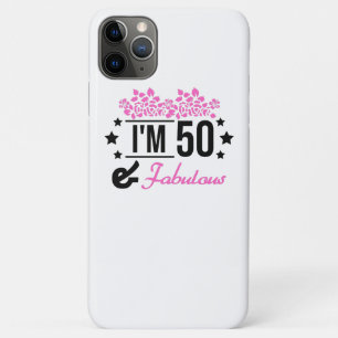 Capa Para iPhone 11 Pro Max floral rosa im de 70 anos e fabuloso