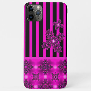 Capa Para iPhone 11 Pro Max Flores de Artdeco no estilo retro