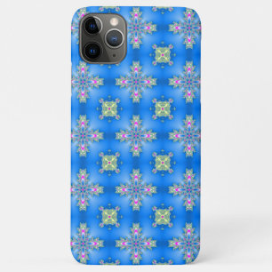 Capa Para iPhone 11 Pro Max Flores de Artdeco no Estilo Retroativo