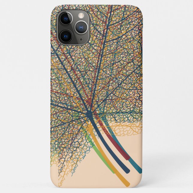 Capa Para iPhone 11 Pro Max Folha de Verão (Verso)