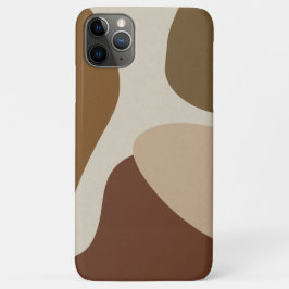 Capa Para iPhone 11 Pro Max Formas abstrato Modernas de Terracotta