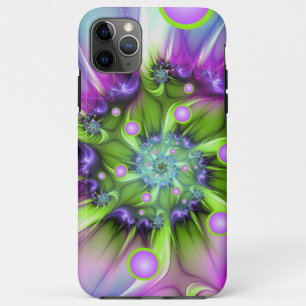Capa Para iPhone 11 Pro Max Formas espirais coloridas, redondas, forma Abstrat