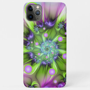 Capa Para iPhone 11 Pro Max Formas espirais coloridas, redondas, forma Abstrat
