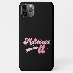 Capa Para iPhone 11 Pro Max Formou-se Mestrado Graduado MBA Graduação