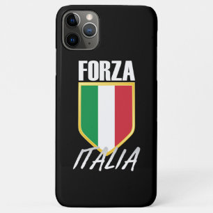 Capa Para iPhone 11 Pro Max Forza Italia Flag Soccer