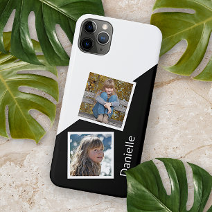 Capa Para iPhone 11 Pro Max Fotos Personalizadas em Preto e Branco