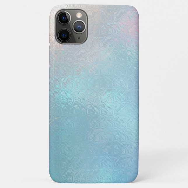 Capa Para iPhone 11 Pro Max Fundo azul-claro irredecente (Verso)