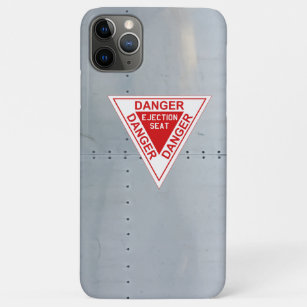 Capa Para iPhone 11 Pro Max Fuselagem da aeronave (banco de projeção de perigo