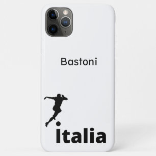 Capa Para iPhone 11 Pro Max Futebol Itália, personalizável