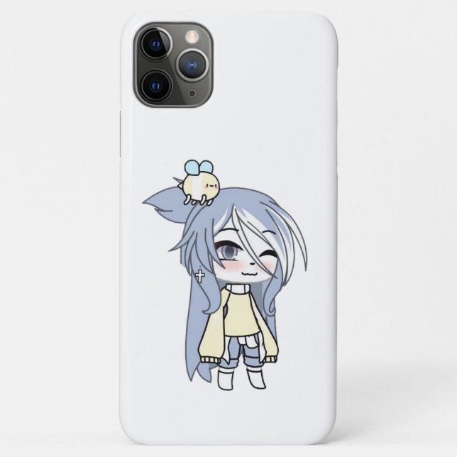 Capa Para iPhone 11 Pro Max gacha, gachalife, gachaclub, jogo, anime, fofo (Verso)