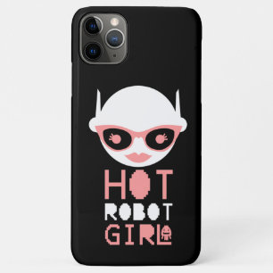 Capa Para iPhone 11 Pro Max Garota robô quente