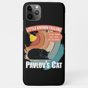 Capa Para iPhone 11 Pro Max Gato de Pavlov - Psicologia Engraçada