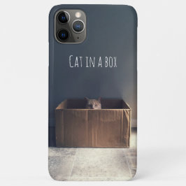 Capa Para iPhone 11 Pro Max Gato numa caixa. O mestre do gato Zen.