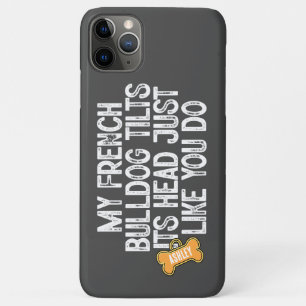Capa Para iPhone 11 Pro Max German shepherd Inclina Cabeça Engraçada Cotação C