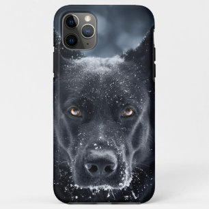 Capa Para iPhone 11 Pro Max German shepherd Preto