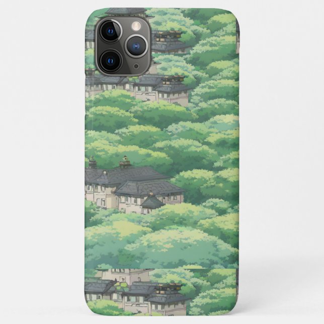 Capa Para iPhone 11 Pro Max Ghibli-Inspired iPhone Case (Verso)