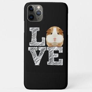 Capa Para iPhone 11 Pro Max Guiné Pig Love Rodent Wheel