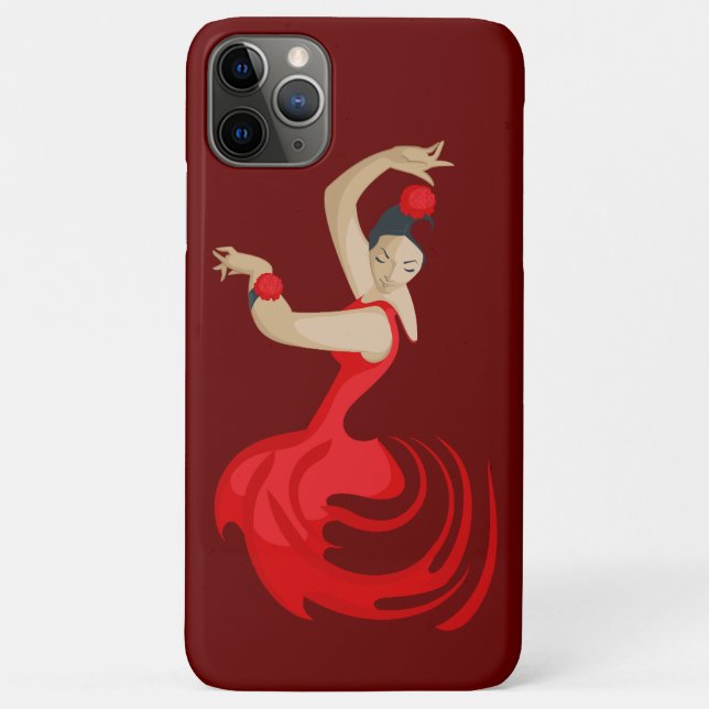 Capa Para iPhone 11 Pro Max Gypsy Flamenco Dancer (Verso)