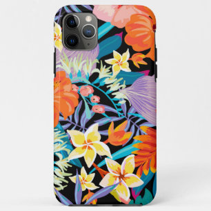 Capa Para iPhone 11 Pro Max Incríveis Flores Exóticas