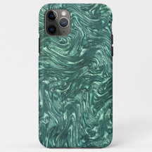 Jade texturizada e tons verdes cianis