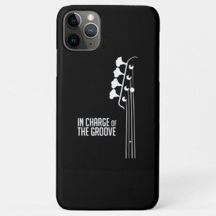 Capa Para iPhone 11 Pro Max Jogador de Bass encarregado do Groove