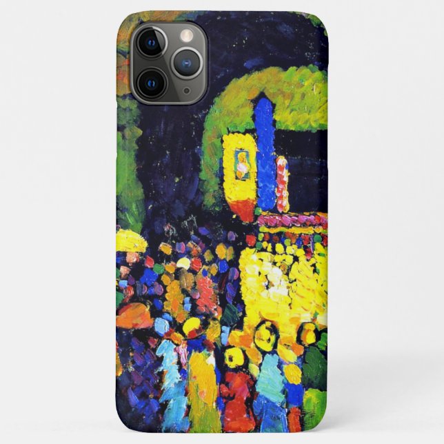 Capa Para iPhone 11 Pro Max Kandinsky - Ludwigkirche em Murnau (Verso)