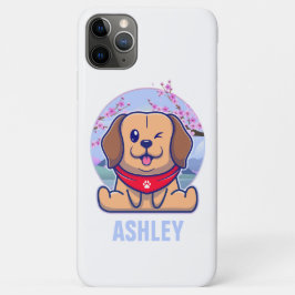 Capa Para iPhone 11 Pro Max Labrador Retriever Kawaii Cute Dog Pet