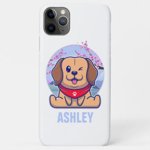 Capa Para iPhone 11 Pro Max Labrador Retriever Kawaii Cute Dog Pet